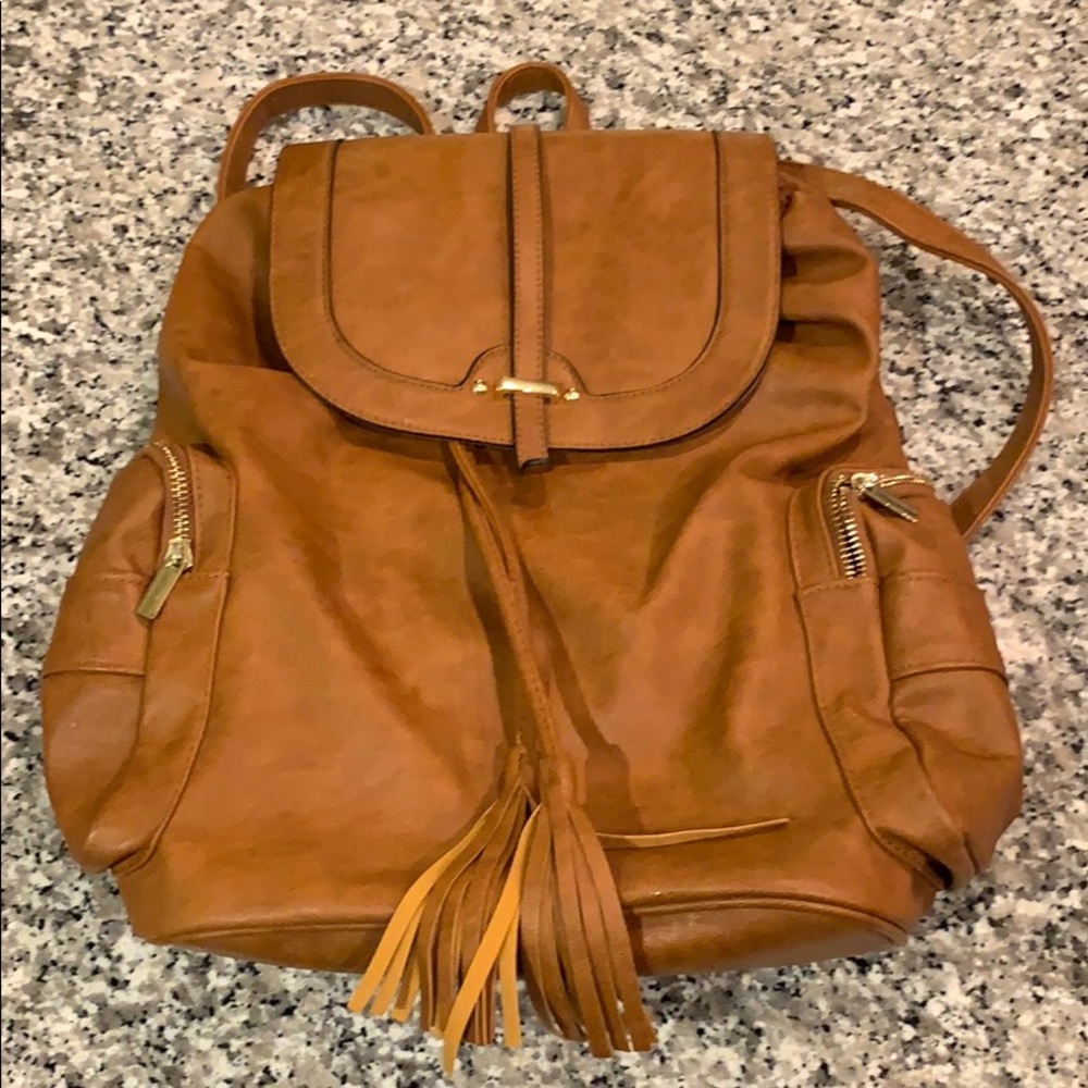 CAMEL “DRAWSTRING” BACKPACK